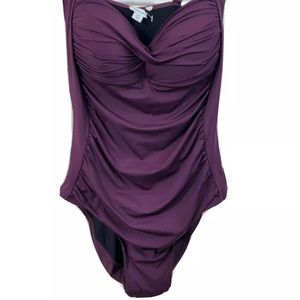 Sundance The Marilyn in royal purple, NEW THIS SEASON, XL One Piece Swimsuit